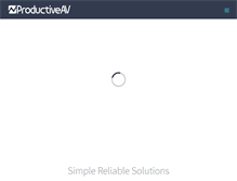 Tablet Screenshot of productiveav.com